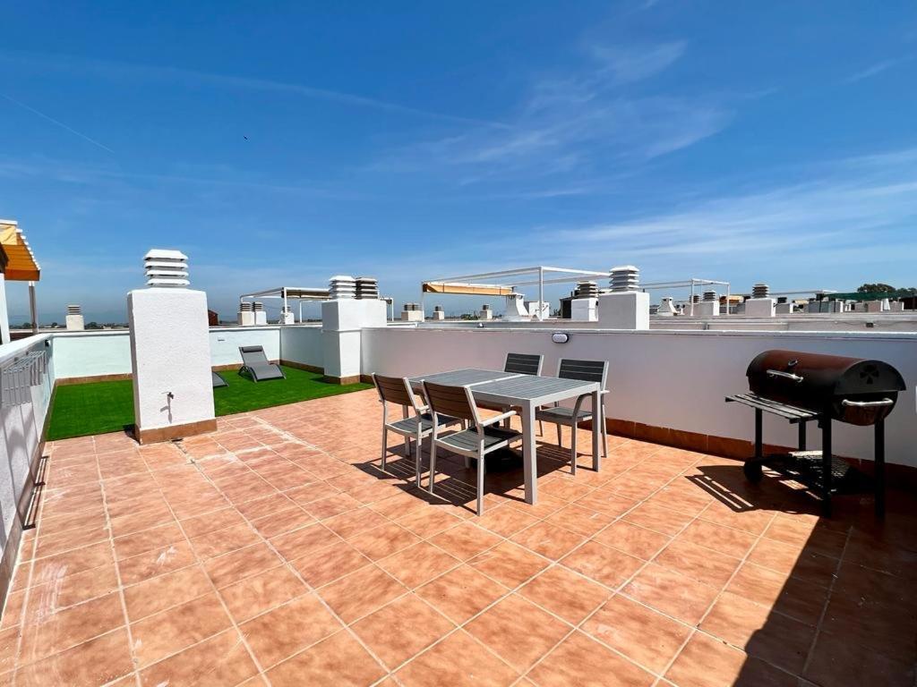 Vistas Al Mar Playa Eucaliptus, Con Solarium Privado Daire L'Eucaliptus Dış mekan fotoğraf