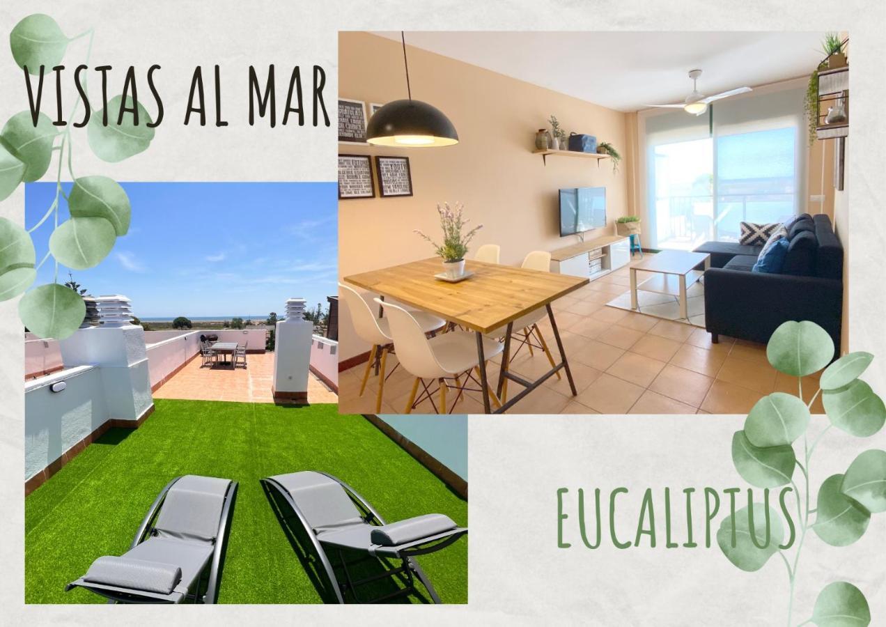 Vistas Al Mar Playa Eucaliptus, Con Solarium Privado Daire L'Eucaliptus Dış mekan fotoğraf